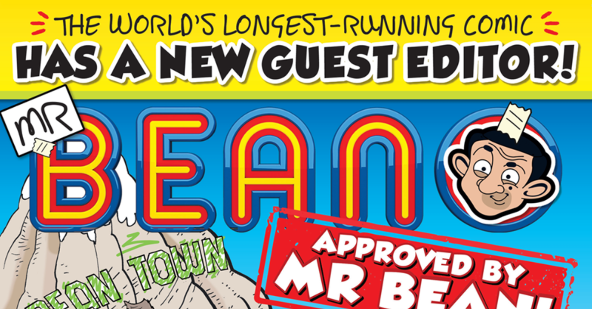 Beanotown welcomes Mr Bean in special four-issue Beano collaboration