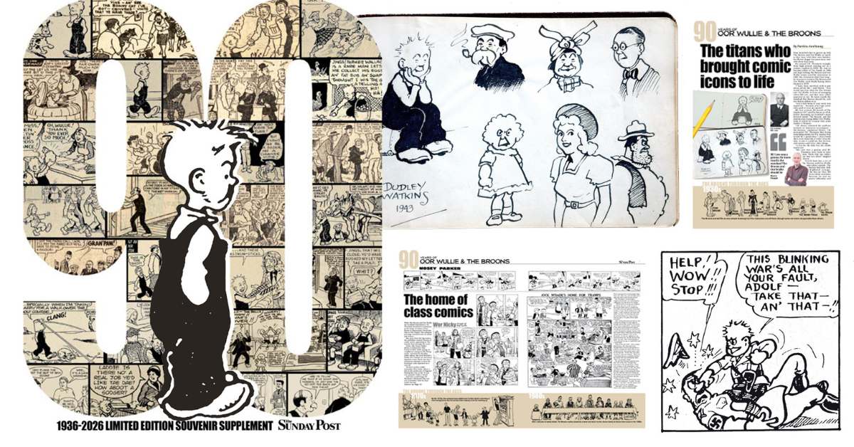 Jings, crivens, help ma boab! Oor Wullie and The Broons turn 90